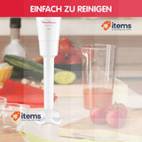 Moulinex DD12A1 Hand, Blender Foot, Plastic, White
 800 Millilitres