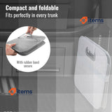achilles Car Folding Box XL, Foldable Trunk Bag, 50cm x 32cm x 27cm, Grey Gray