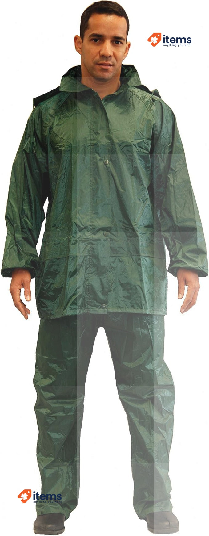 Gahibre Unisex 1 Rainsuit (pack Of 1) Green - Set 1, Watersuit Complete Nylon