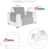 Eysa Levante Sofa Throw Cotton 190 cm Valid 210-250 cm White 00/white