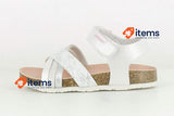 Pablosky Girl s 483800 Open Toe Sandals, White, Size UK 1 (EU 34) Pablosky Girls