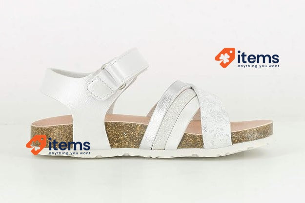 Pablosky Girl s 483800 Open Toe Sandals, White, Size UK 1 (EU 34) Pablosky Girls