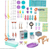 Barbie Camper Playset, 3-in-1 DreamCamper with Pool and 50 Accessories
