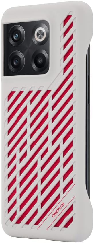 OnePlus 10T 5G - Glacier Mate, Colour Grey/Red