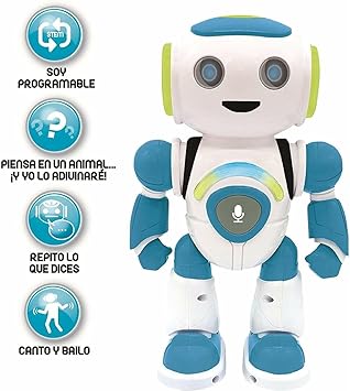 Lexibook Smart Robot Powerman Junior Educational Blue/White Spanish Version