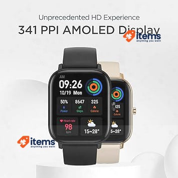Amazfit GTS Smartwatch Fitness Tracker 5 ATM WAter Resistance Black