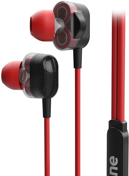 Cascos Gaming Ozone Dual FX - Headphones with in-Ear microphone Red & Black