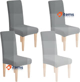 Dioxide Chair Covers, Set of 4, Elastic Modern Protector Chair Covers Dining