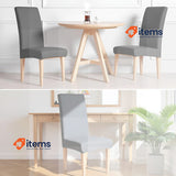 Dioxide Chair Covers, Set of 4, Elastic Modern Protector Chair Covers Dining