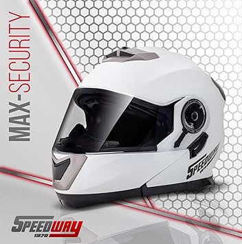 SPEEDWAY 1970 Flip-up Motorcycle Helmet for Men Women S (55-56 cm)