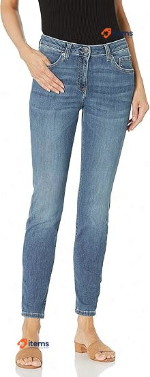 Amazon Essentials Women s Mid-Rise Jean, Size 38 Large Women's Curvy Skinny Wash