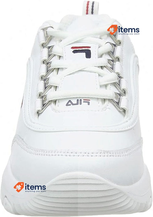 Fila Strada Low Kids Sneaker / Trainers, White, Size 10 UK Kids (28 EU)