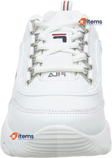 Fila Strada Low Kids Sneaker / Trainers, White, Size 10 UK Kids (28 EU)
