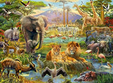 Ravensburger 12891 Animals of The Savannah 200 Piece Puzzle for Kids Yellow