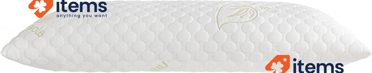 Todocama - Aloe Vera memory pillow with 100% viscoelastic flakes.Aloe Vera 90CM