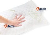 Todocama Memory Foam Viscoelastic Cushion with Flakes 70 cm White