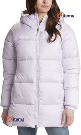 Columbia Women s Puffect Mid Hooded Jacket, Purple, Size M Columbia Women's