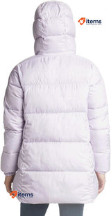Columbia Women s Puffect Mid Hooded Jacket, Purple, Size M Columbia Women's