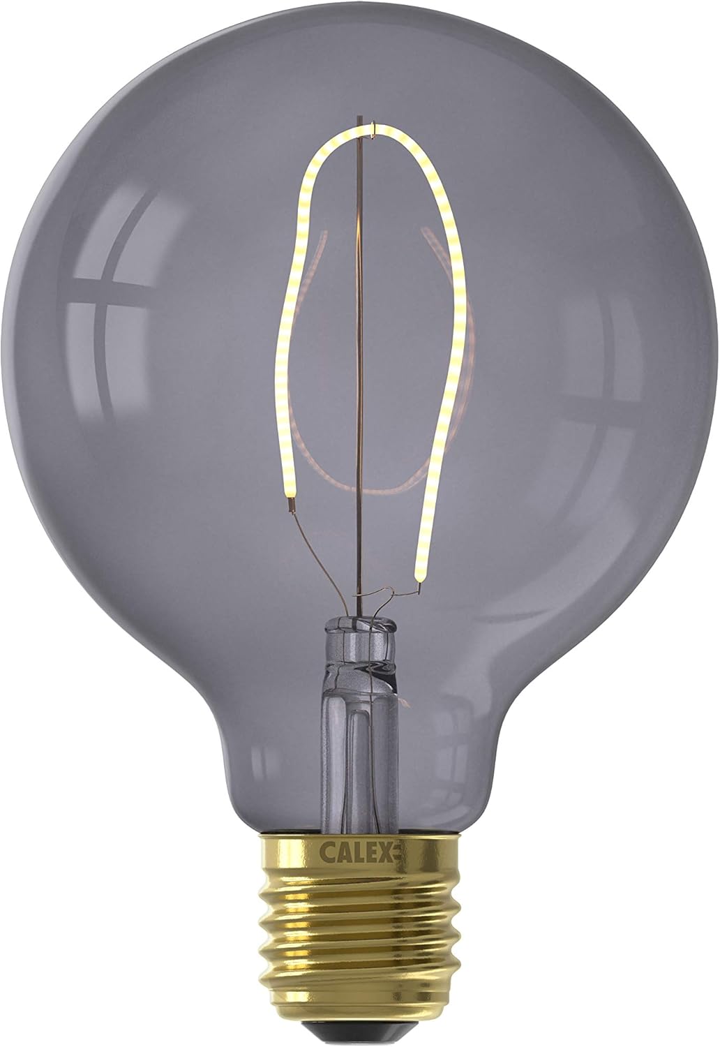 Calex 4W Dimmable LED Glass Lamp 2200K E27 Energy Saving - Topaz Grey