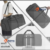 NEWHEY Foldable Travel Duffle Bags for Men Weekend  Bag Sports Black-100l