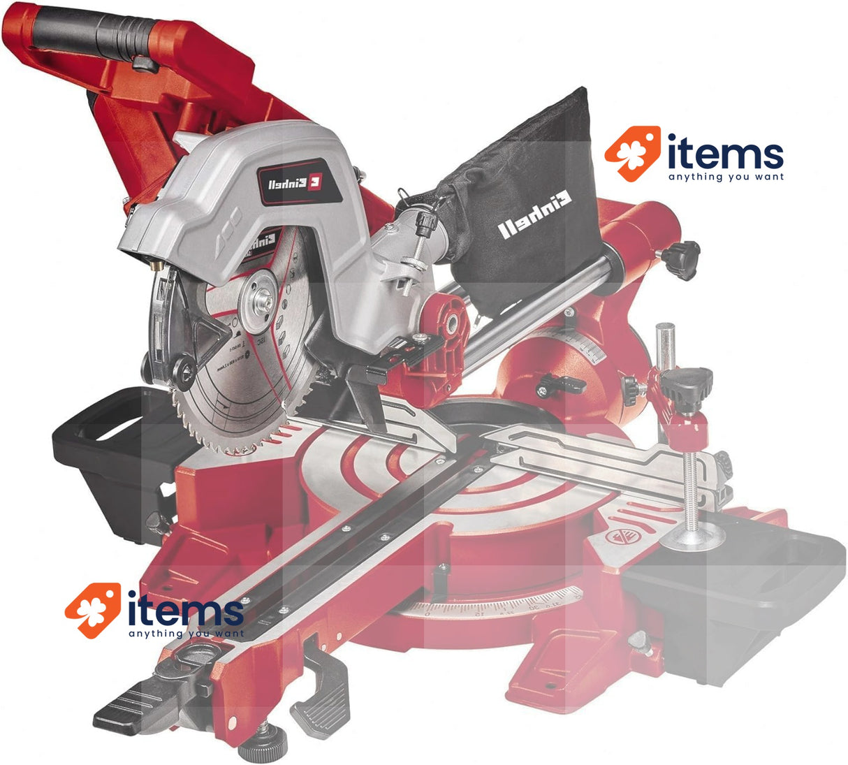 Einhell TE-SM 216 Dual Bevel Sliding Mitre Saw | Double Bevel Circular Saw Red