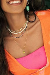 SINGULARU ® - Dots Necklace - Women's Jewelry
 Gold