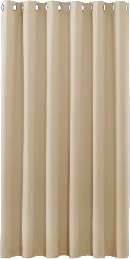 PONY DANCE Curtain Drape for Bedroom Biscotti Beige