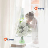 Deconovo Soild Eyelet Semi Transparent Super Soft Voile Curtain 175x140cm Beige