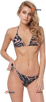 Urban Classics Women's Bikini Tie Dye Blue Tb3460 - Ladies Set Vintage