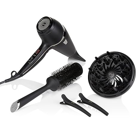 ghd Air Kit - Hair dryer with professional drying kit (Black)