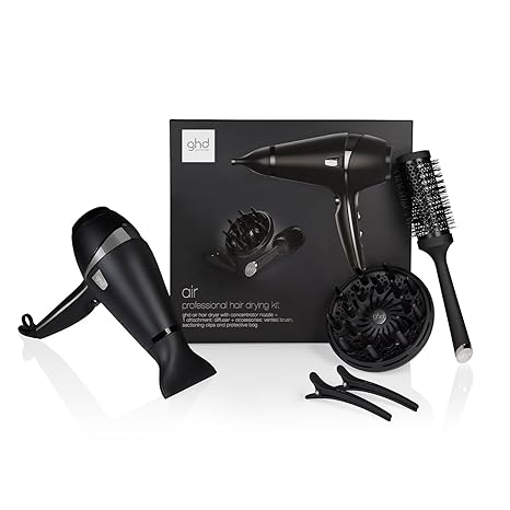 ghd Air Kit - Hair dryer with professional drying kit (Black)