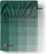 DecoKing Fitted Sheet 200 x 200cm 100%, Cotton Soft Fitted Sheet Green Amber