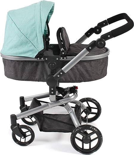 Bayer Chic 2000 593 42 Yolo Combination Doll's Pram, Melange Mint