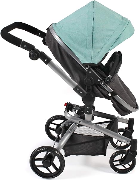 Bayer Chic 2000 593 42 Yolo Combination Doll's Pram, Melange Mint