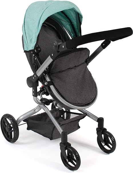 Bayer Chic 2000 593 42 Yolo Combination Doll's Pram, Melange Mint