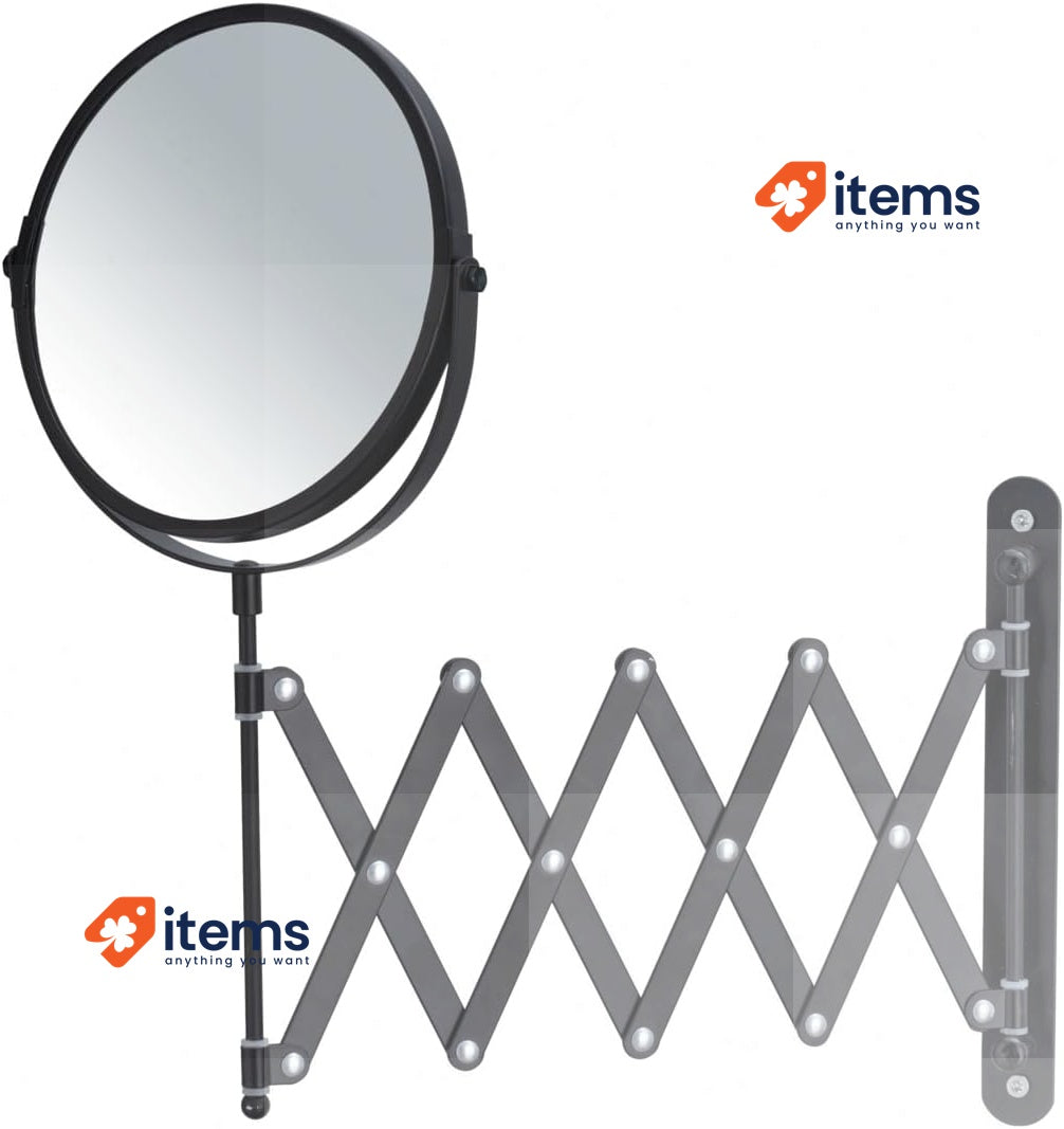 WENKO Wall-mounted cosmetic mirror Telescope Exclusive Chrome