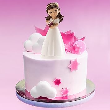 Dekora - Decorative Girl Figure for First Communion Cake - 13 cm