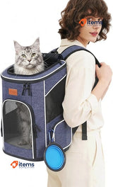 morpilot Cat Carrier Backpack, Foldable Pet Carrier Backpack for Cats and Dogs