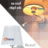 Barcelona LED E27 Wall Light Lamp White BarcelonaLED Reading Swivelling Flexible