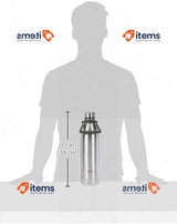 Nerthus FIH 593 Thermo Double Pared for Colds and Hots INOX 1500 Ml Silver