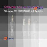 Mars Gaming MH020, Gaming Headset, Ultra-Bass Drivers and 40mm Neodymium Black