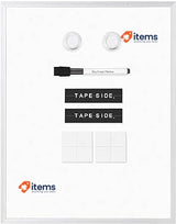 Amazon Basics Dry Erase Whiteboard, with Marker and Magnets - 11 x 14 Inches