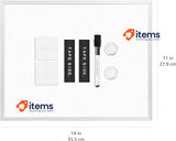 Amazon Basics Dry Erase Whiteboard, with Marker and Magnets - 11 x 14 Inches