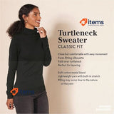 Amazon Essentials Women's Long - Sleeve Turtleneck Jumper Bright Pink, Size Roll