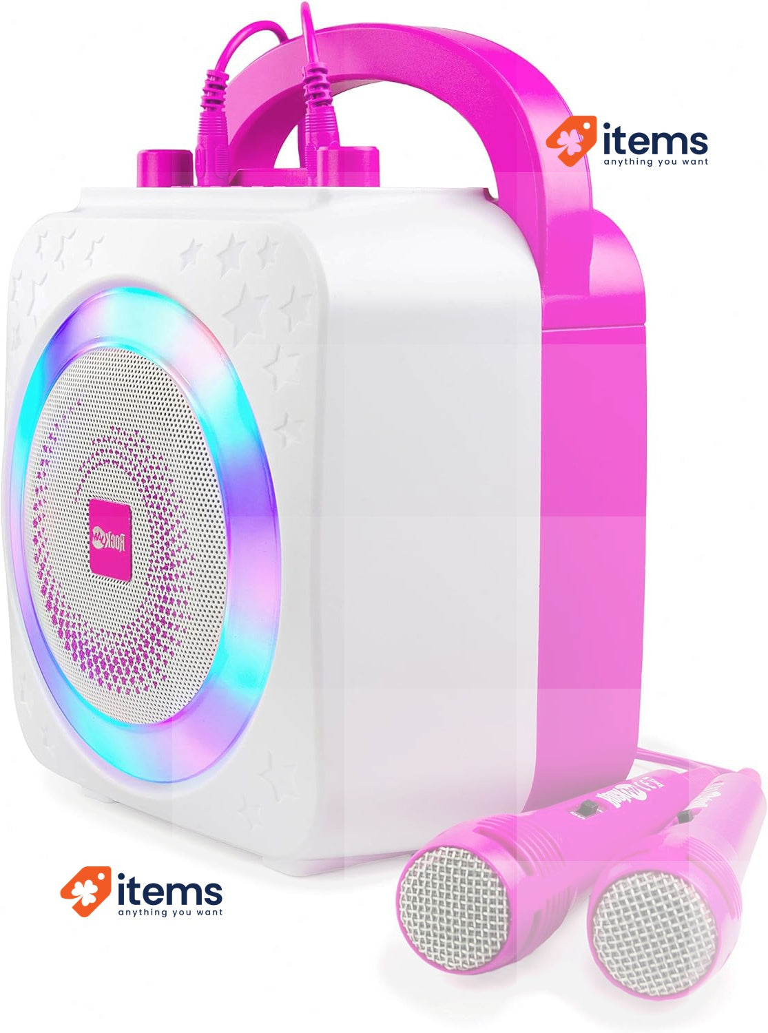 Rockjam 10 - Watt Portable System Rechargeable Bluetooth Karaoke Machine 10-Watt