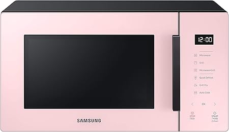 Samsung Tabletop Microwave Oven Glass Design MG23T5018CP/ET Pink