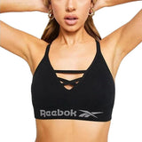 Reebok Women's Seamless Bra Maryna Marl Base Layer Top Black XS