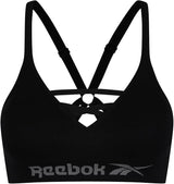 Reebok Women's Seamless Bra Maryna Marl Base Layer Top Black XS