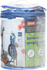 Tatay Superflex Extendable Hose Kit 7.5 m Lightweight 8-Position Nozzle 3/4-1/2