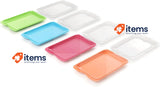 TATAY Set 4 Cold Meat Container w/ Lid and Body Removed, Multicolour BpA-free